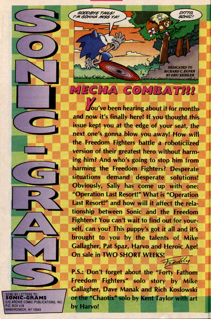 Sonic - Archie Adventure Series October 1996 Page 27
